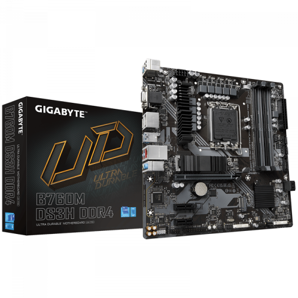 Placa de baza Gigabyte B760M DS3H DDR4 LGA1700 - imagine 5