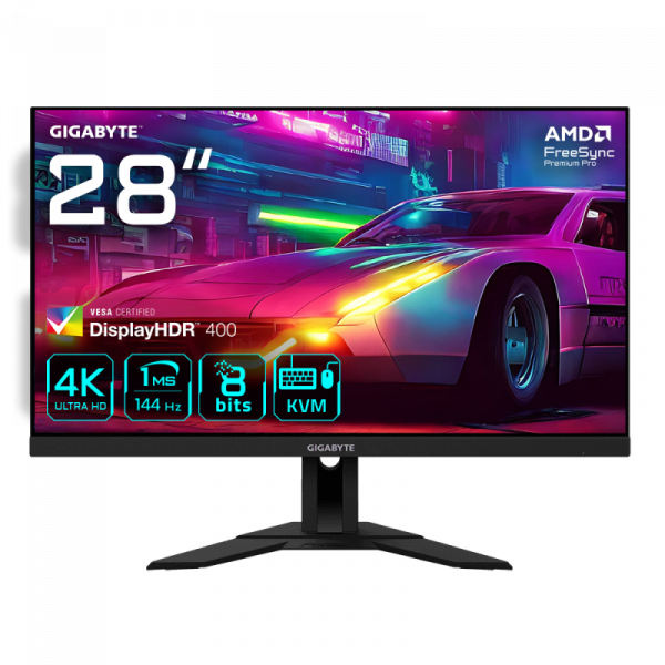 Gigabyte monitor gaming, M28U, diagonala: 28" IPS, rezolutie: 3840 x