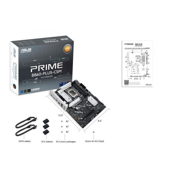 Placa de Baza ASUS PRIME B860-PLUS-CSM LGA1851, 4x DDR5, 1x - imagine 9