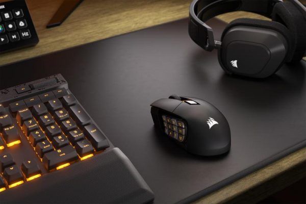 Mouse Gaming Corsair SCIMITAR ELITE WIRELESS MMO Optical cu fir, - imagine 7