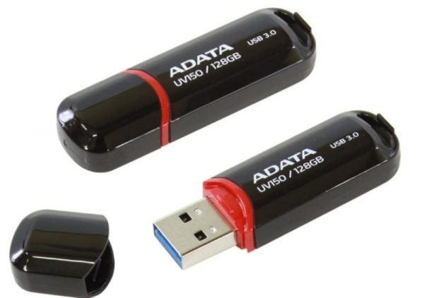 Memorie USB Flash Drive Adata UV150, 128Gb, USB 3.0, negru - imagine 3