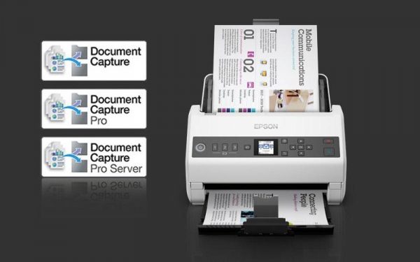 Scanner Epson DS-730N, dimensiune A4, tip sheetfed, viteza scanare: 40 - imagine 11