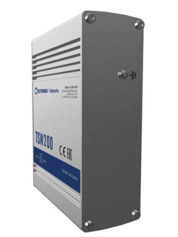 TELTONIKA INDUSTRIAL 8Port Unmanaged POE TSW200, Interfata: 8 x ETH - imagine 7