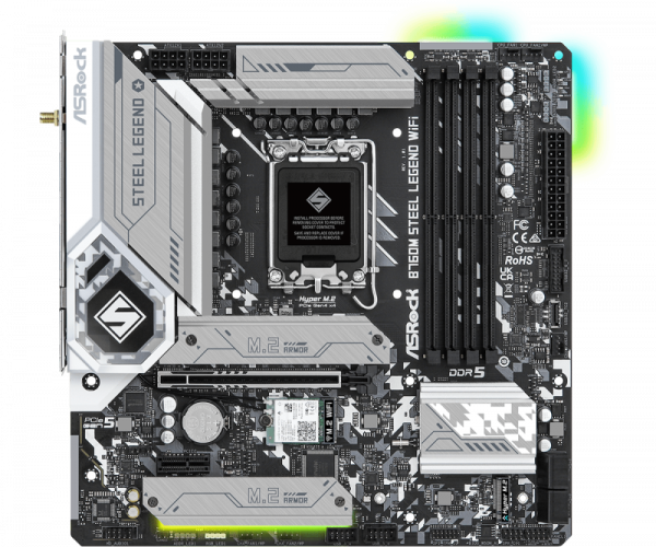 Placa de baza Asrock B760M STEEL LEGEND LGA1700 - imagine 6