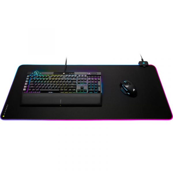 Mousepad Gaming Corsair MM700 RGB Extended, CLOTH BLACK - imagine 12