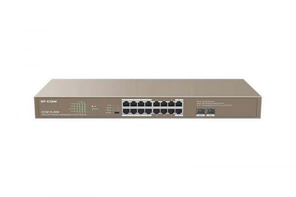IP-COM switch TEG1118P-16-250W, 16-Port Gigabit Switch POE ,Standard and Protocol: - imagine 3