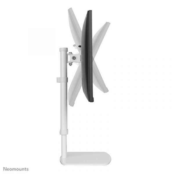 Suport dublu monitor de birou Neomounts FPMA-D890WHITE; pentru display- uri - imagine 10