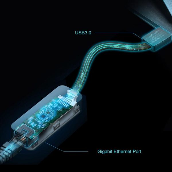 TP-LINK UE306 USB 3.0 to Gigabit Ethernet Network Adapter, (71 - imagine 10