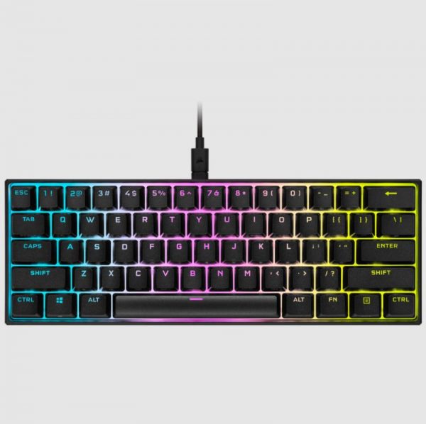 CORSAIR K65 RGB MINI 60% mecanica, negru  Full Key - imagine 9