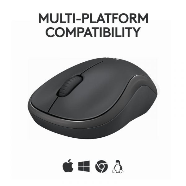 Mouse Logitech M240 Silent Graphite, rezolutie 1000 DPI, conectare wireless, - imagine 9
