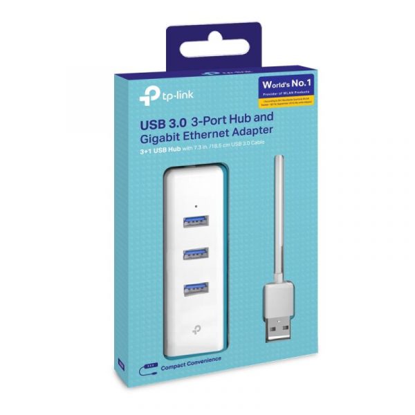 TP-Link USB 3.0 UE330 2 în 1- Adaptor Gigabit Ethernet - imagine 7