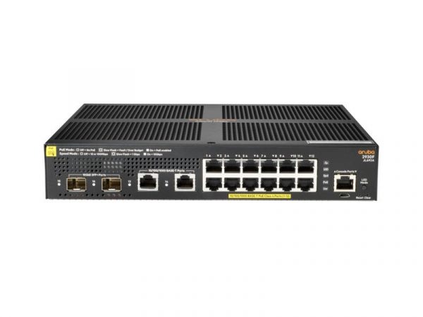 HPE Aruba Networking 2930F 12G PoE+ 2G/2SFP+ Switch - imagine 6