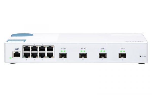 Switch QNAP M408S CPU Marvell 98DX3236, 8 porturi 1Gbps, 4 - imagine 5