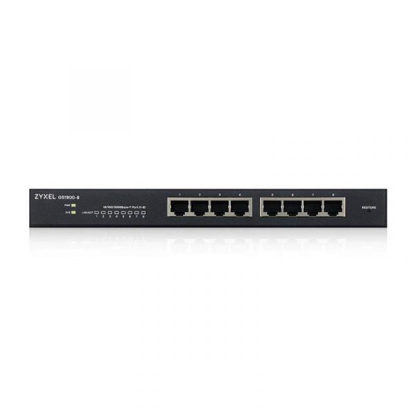 ZYXEL GS1900-8 8PORT GBE L2 SWITCH - imagine 8
