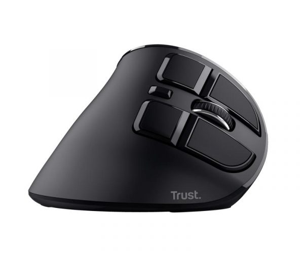 Mouse Trust Voxx, Rechargeable Ergonomic Wireless, negru - imagine 22