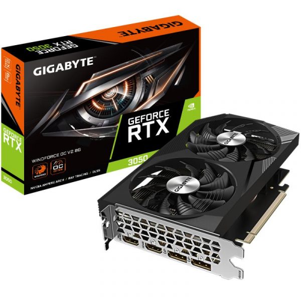 Placa Video GIGABYTE GEFORCE RTX 3050 WINDFORCE OC 8G V2 - imagine 5