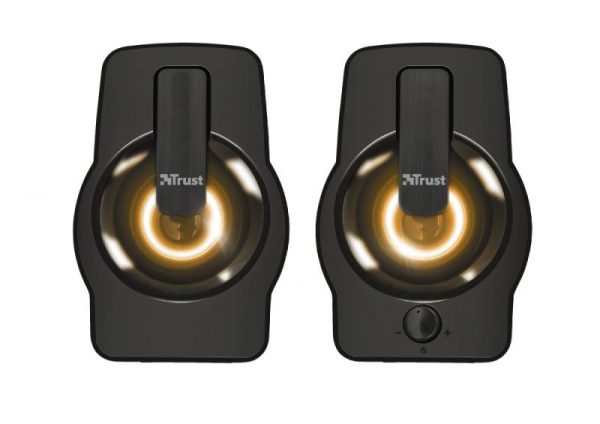 Boxe Stereo Trust Gemi RGB 2.0 Speaker, 6W, negru - imagine 10
