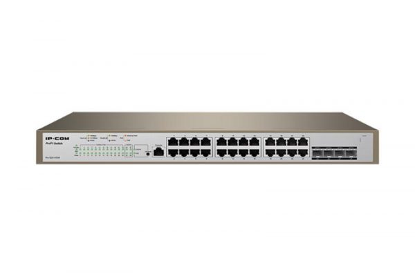 IP-COM PRO-S24-410W, 24 x 10/100/1000 Base-T Ethernet ports(PoE), 4 x - imagine 4
