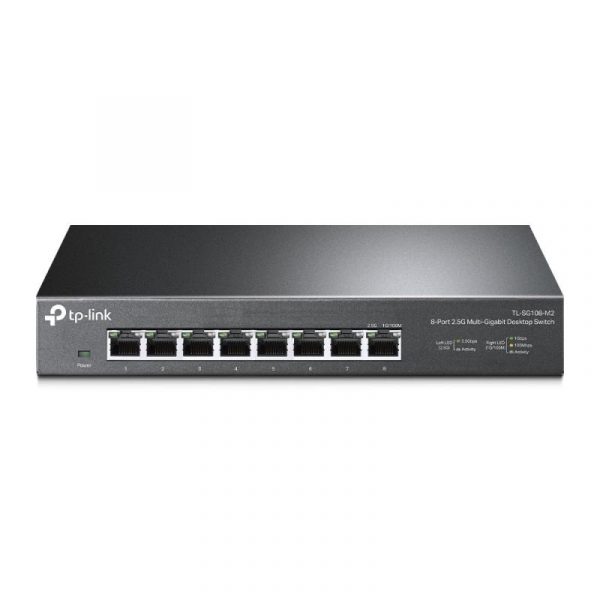 Switch TP-Link TL-SG108-M2, 8 port, 100/1000/2500 Mbps - imagine 6