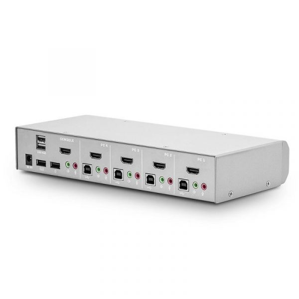 Lindy LY-39308 KVM Switch 4  Port HDMI 3840x2160@60Hz, USB - imagine 6