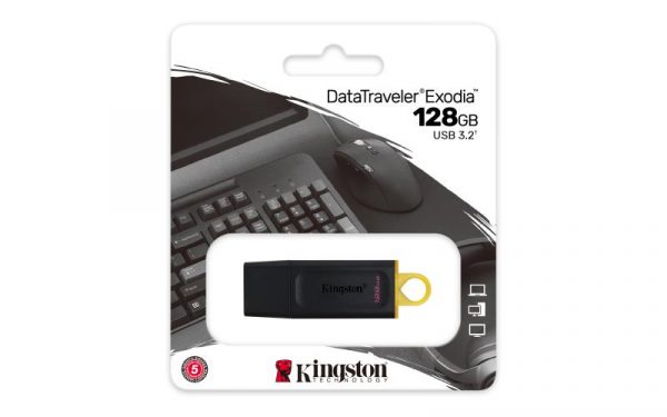 Memorie USB Flash Drive Kingston 128GB Data Traveler Exodia, USB - imagine 11