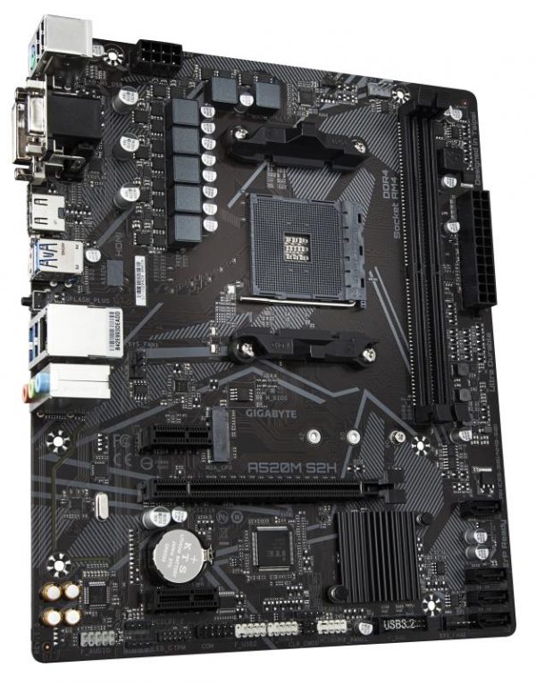 Placa de baza Gigabyte A520M S2H, Socket AM4 - imagine 8
