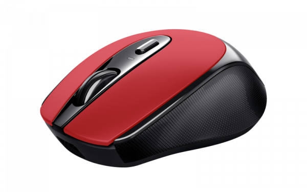 Mouse Trust Zaya Rechargeable Wireless, red - imagine 3