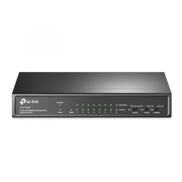 Switch TP-Link TL-SF1009P, 9 port, 10/100 Mbps - imagine 3