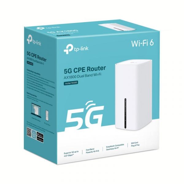 5G AX1800 Wireless Dual Band Gigabit Router Build-In 5G Modem - imagine 6