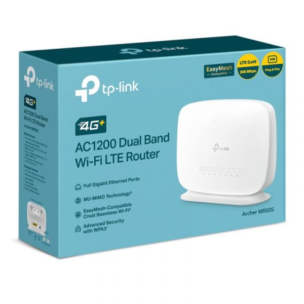 AC1200 4G LTE Advanced Cat6 Gigabit Router Build-In 300Mbps 4G+ - imagine 10