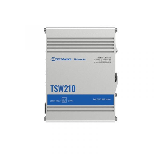 TELTONIKA INDUSTRIAL 8PORT UNMANAGED SWITCH TSW210, Interfata: 8 x ETH - imagine 10
