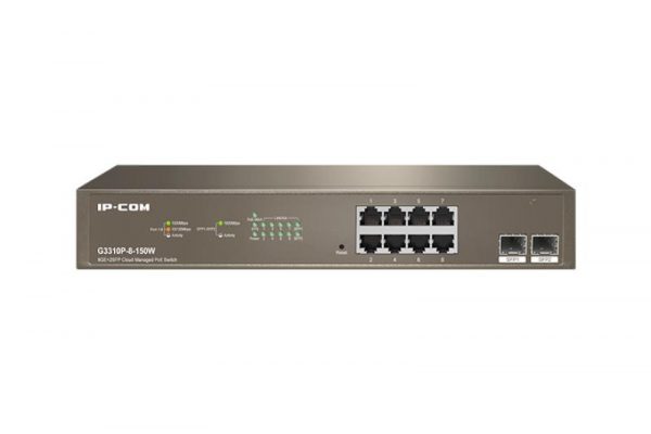 IP-COM 8-Port Gigabit Ethernet managed switch, G3310P-8-150W; Network standard: IEEE - imagine 4