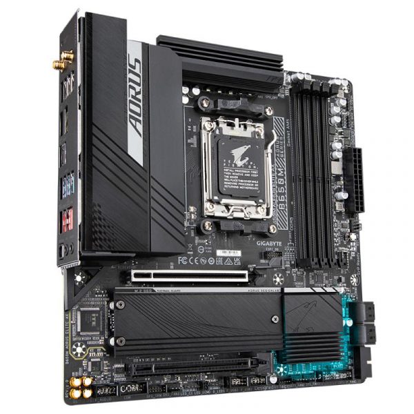 Placa de baza Gigabyte B650M AORUS ELITE AX AM5 - imagine 11