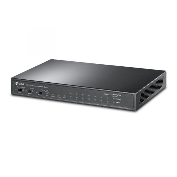 "8-Port 10/100Mbps + 3-Port Gigabit Desktop Switch with 8-Port PoE+ - imagine 5