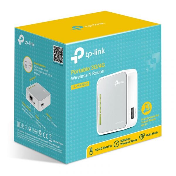 Router Wireless TP-Link TL-MR3020, WI-FI, Single-Band - imagine 7