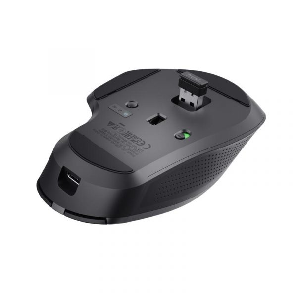 Mouse Trust Ozaa+, wireless RF 2.4GHz, bluetooth, conectivitate USB 1.1, - imagine 16