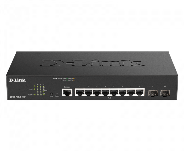 Switch D-Link DGS-2000-10, 10 port, 10/100/1000 Mbps - imagine 3