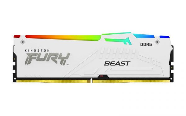 Memorie RAM Kingston FURY Beast RGB White 16GB DDR5 6000MHz - imagine 3