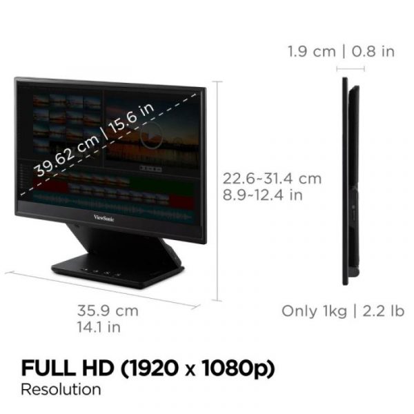 Monitor ViewSonic 16" VP16-OLED - imagine 12