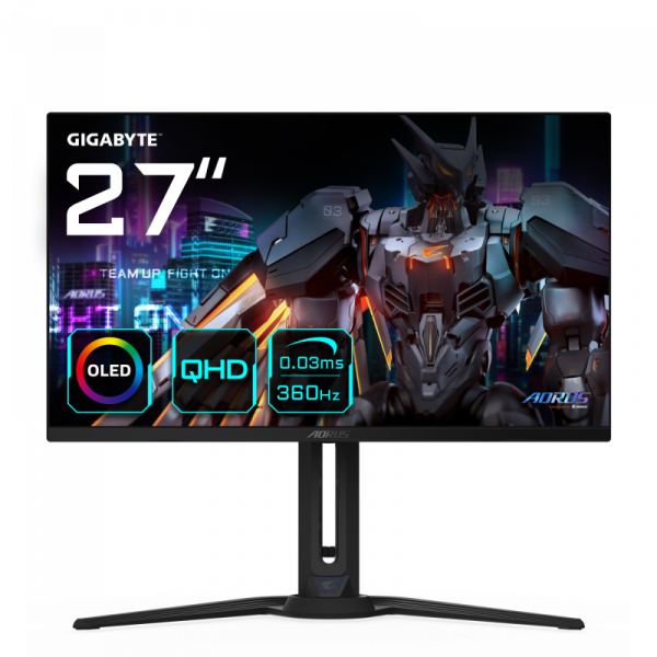 GIGABYTE FO27Q3 GAMING MONITOR 27", OLED, Rezolutie: 2560 x 1440(QHD), - imagine 3