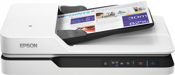 Scanner Epson DS-1660W, dimensiune A4, tip flatbed, viteza scanare: 25 - imagine 3