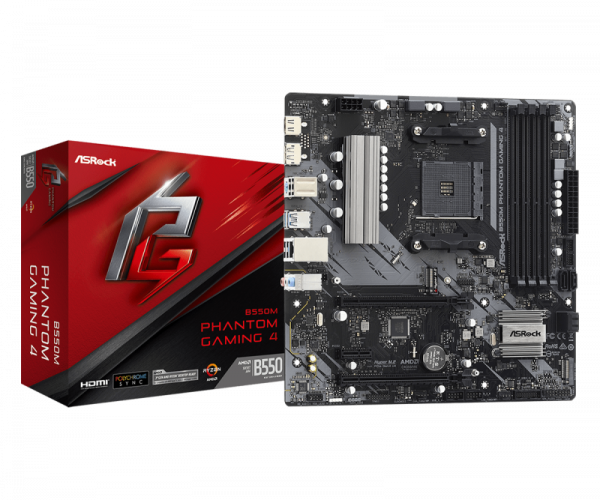 Placa de baza ASRock B550M Phantom Gaming 4, Socket AM4 - imagine 5