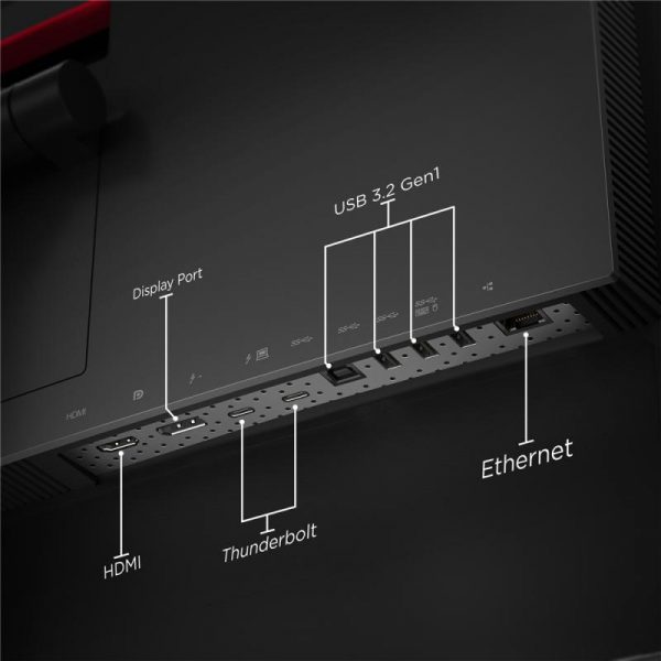 Monitor LEDLenovo ThinkVision P40w-20, 39.7, IPS UHD, 4ms, 75Hz, negru - imagine 17