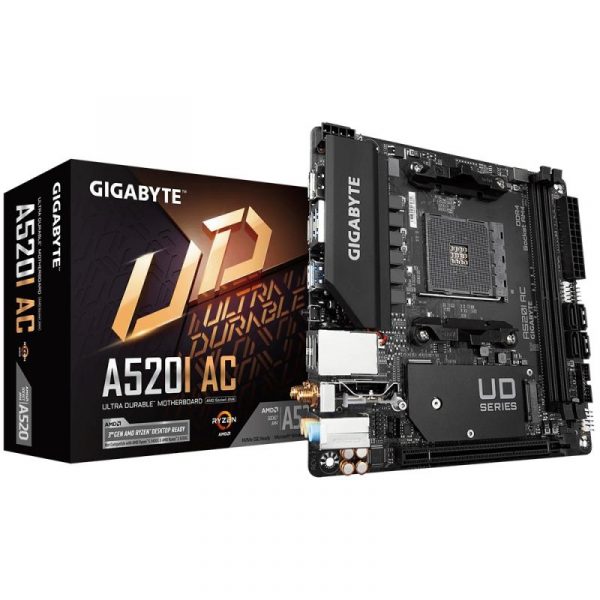 Placa de baza Gigabyte A520I AC AM4 DDR4 - imagine 6