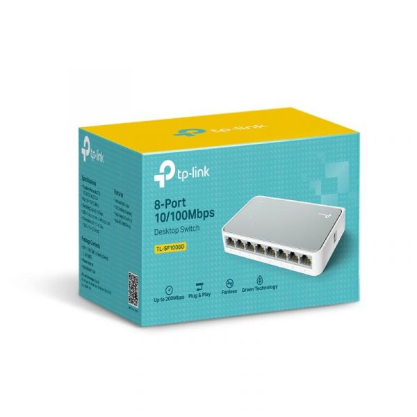 Switch TP-Link TL-SF1008D, 8 port, 10/100 Mbps - imagine 7