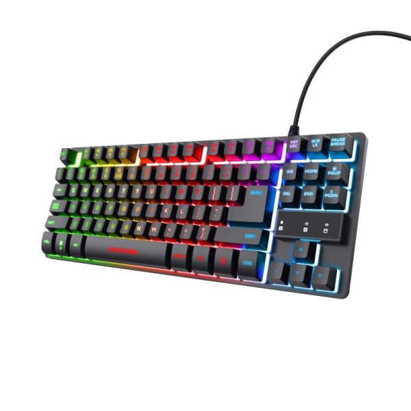 Tastatura Trust GXT 833 Thado TKL, neagra - imagine 4