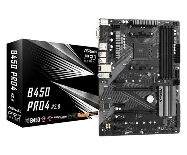 Placa de baza Asrock B450 Pro4 R2.0, AM4 - imagine 6