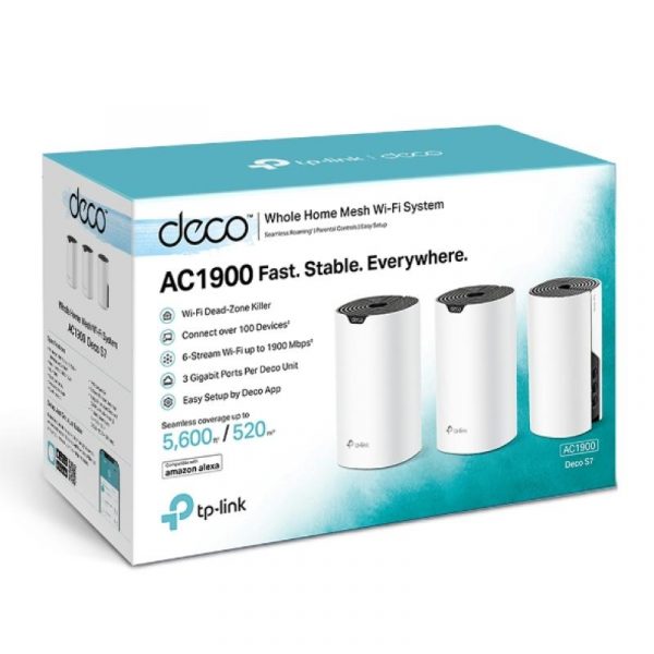 TP-Link Sistem Mesh Wi-Fi pentru întreaga casă AC1900, DECO S7(3- - imagine 11