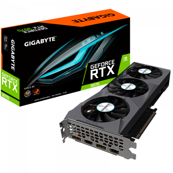 Placa video Gigabyte GeForce RTX 3070 EAGLE OC 8G 2.0 - imagine 9