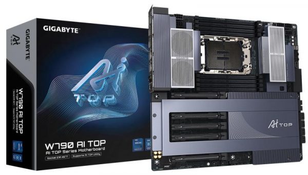 Placa de Baza GIGABYTE W790 AI TOP LGA4677, 8x DDR5, - imagine 3